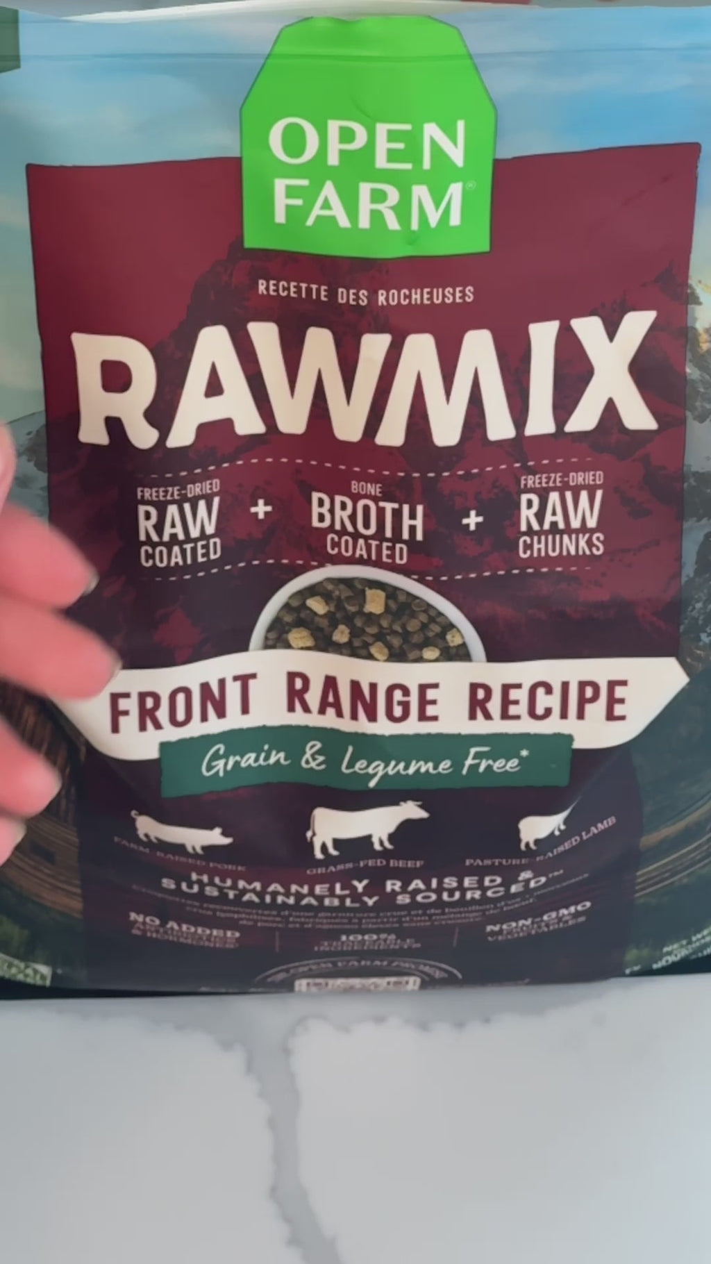 RawMix Open Prairie Grain-Free Dog Kibble