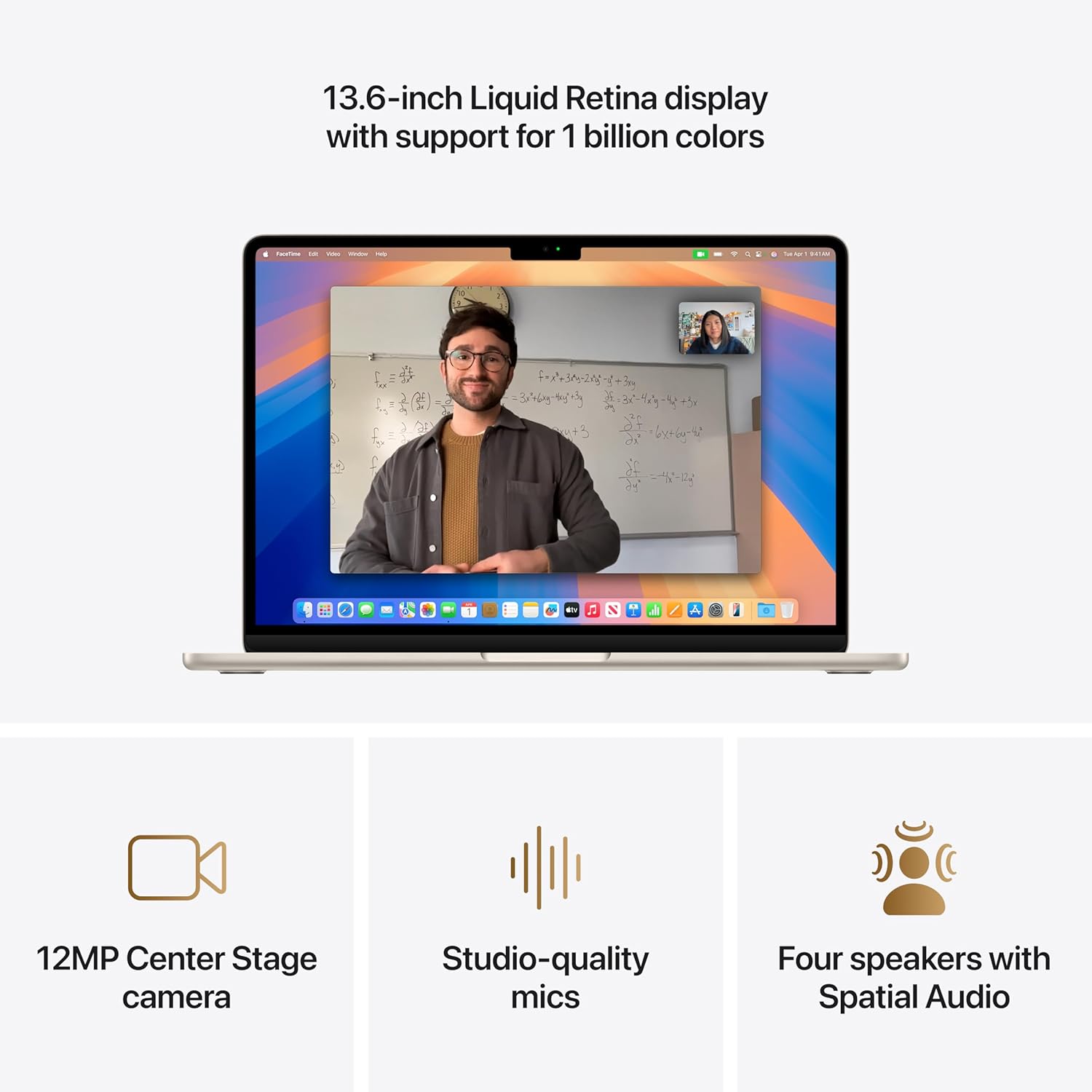 （Refurbished）Apple 2025 MacBook Air with Apple M4 Chip, 13-inch, 16GB RAM, 256GB SSD Storage, Starlight (Renewed)