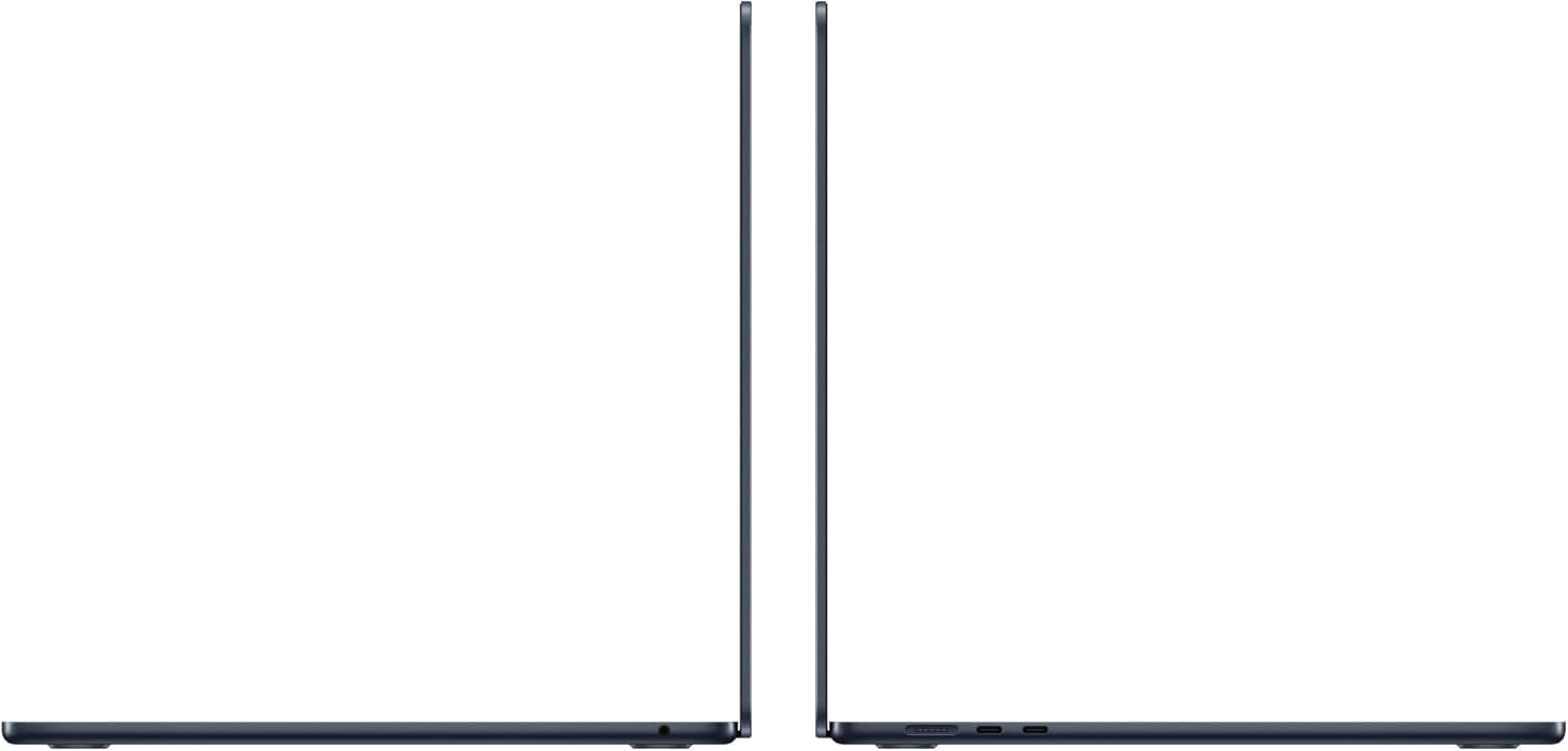 2023 Apple MacBook Air with Apple M2 Chip with 8-Core CPU/10-Core GPU (15-inch, 16GB RAM, 1TB SSD Storage) (QWERTY English) Midnight（Refurbished）
