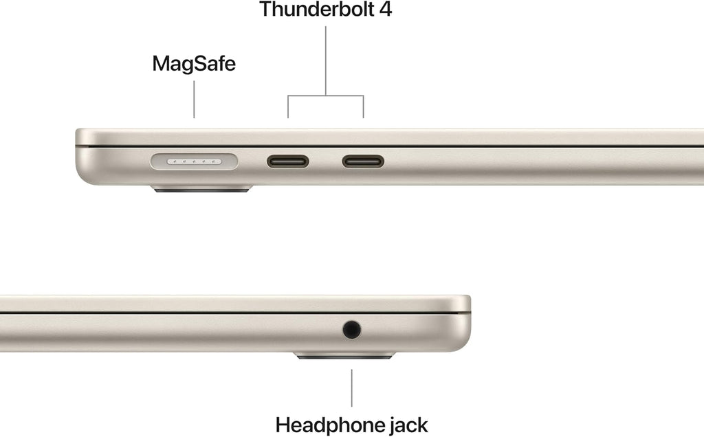 （Refurbished）Apple 2025 MacBook Air with Apple M4 Chip, 13-inch, 16GB RAM, 256GB SSD Storage, Starlight (Renewed)