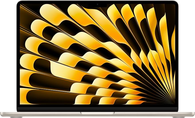 （Refurbished）Apple 2025 MacBook Air with Apple M4 Chip, 13-inch, 16GB RAM, 256GB SSD Storage, Starlight (Renewed)