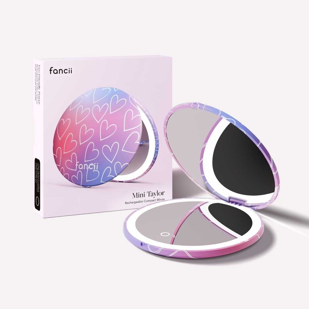 Mini Taylor LED Compact Mirror
